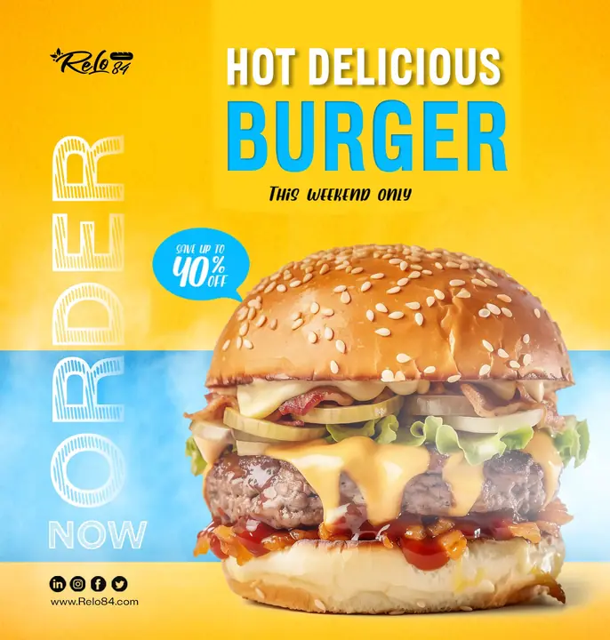 Food Post designs — সোশ্যাল মিডিয়া পোস্ট