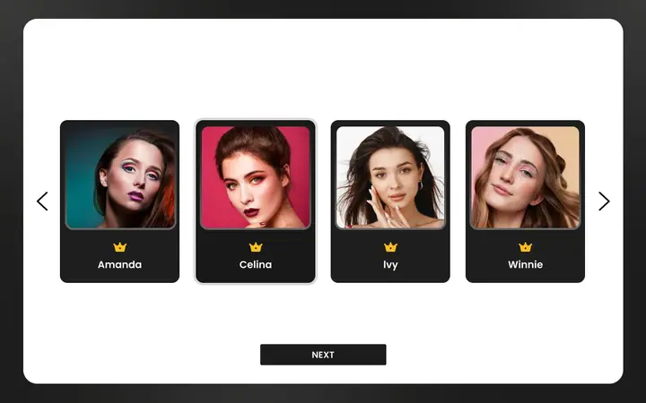 Dior — UI ডিজাইন