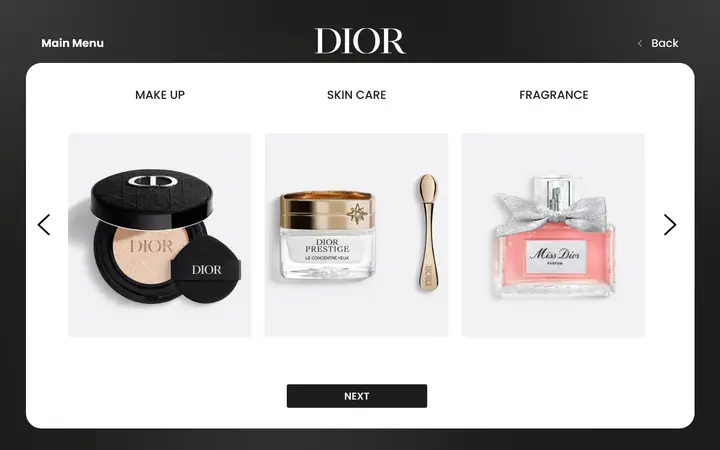 Dior — ui design