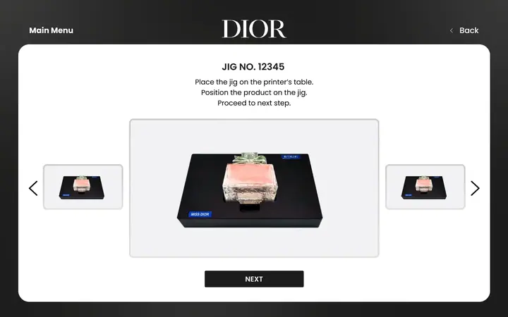 Dior — ui design