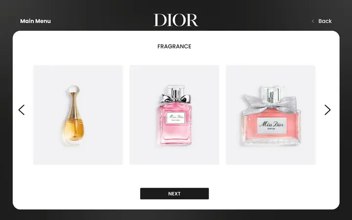 Dior — ui design